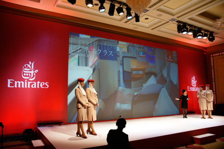 Emirates Airline A380 Launch Press Conference & Party